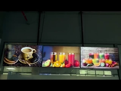 700 Nits FHD Digitale Menüplatte für Fastfood Werbung