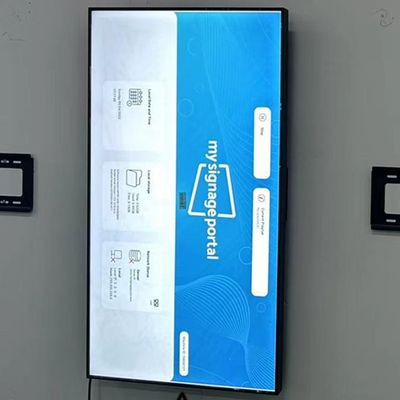 75 Zoll an der Wand befestigte Digital, die Bildschirmanzeige 3500nit 3840x2160 annonciert