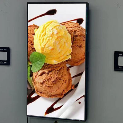 Der Platten-hohen Temperatur der 75 Zoll-an der Wand befestigte digitalen Beschilderung Kioske Lcd Digital