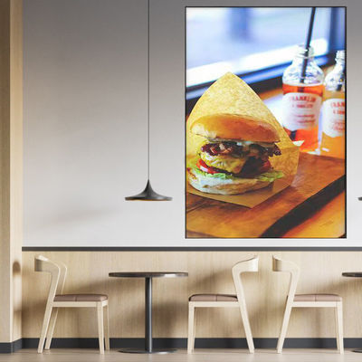 Werbungs-Kiosk-Bildschirm der 86 Zoll-Handelscafé-digitalen Beschilderung