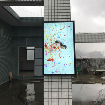 An der Wand befestigte wasserdichte digitale Beschilderung IP66 LCD 55