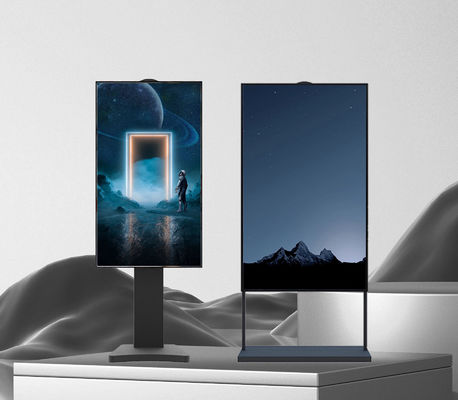 55 Zoll 3000 Nits Außen-Lcd-Displays Boden-Stand Werbung