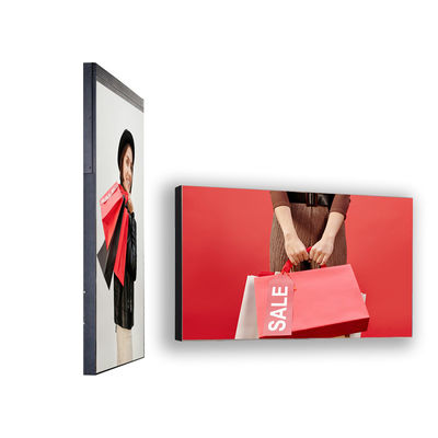 OEM Innenraum 75 Zoll 2500 cd/m2 Hochlicht LCD Digital Signage für Einzelhandelsfensteranzeigen