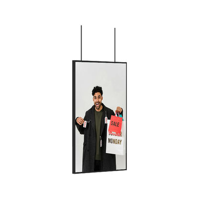 55-Zoll-Digitalschildschirme Schaufenster LCD-Werbebildschirm